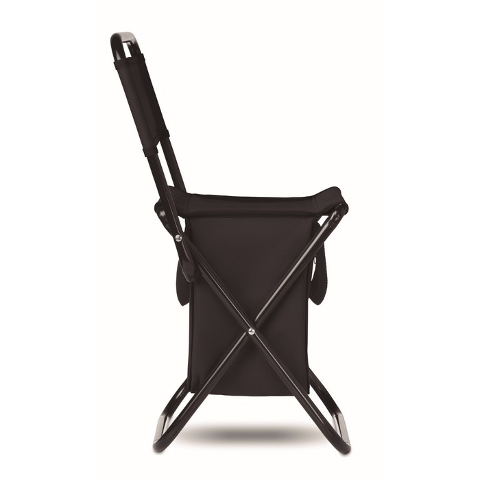 Sit & Drink összehajtható szék + hűtőtáska, fekete