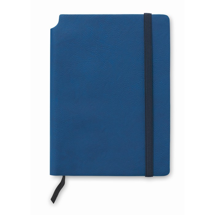 Softnote PU borítós jegyzetfüzet, kék