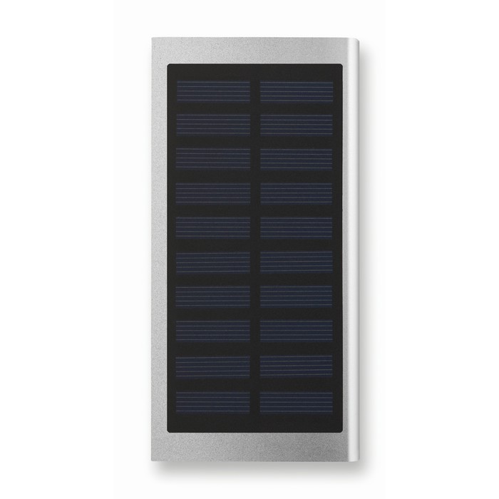 Solar Powerflat napelemes külső akkumulátor, ezüst
