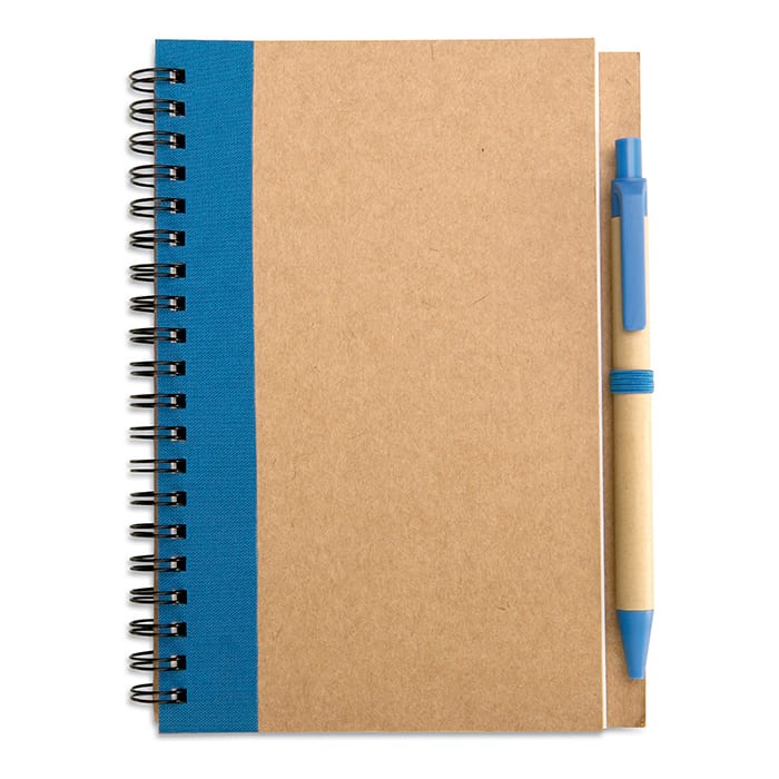 Sonora Plus újrahasznosított jegyzetfüzet, kék