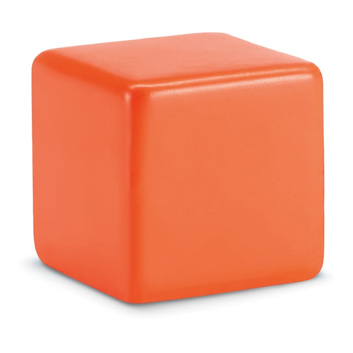 Squarax stresszoldó kocka, narancssárga