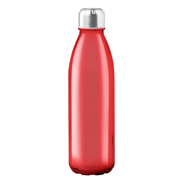 Sunsox üveg sportkulacs, 650 ml, piros