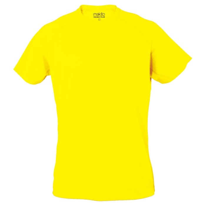 Tecnic Plus T felnőtt póló, sárga