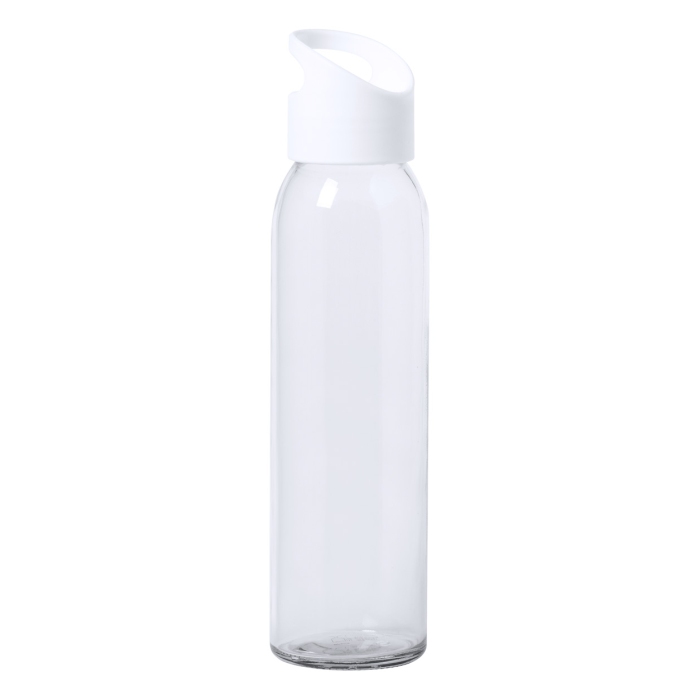 Tinof üveg sportkulacs, 470 ml, fehér