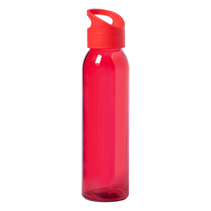 Tinof üveg sportkulacs, 470 ml, piros