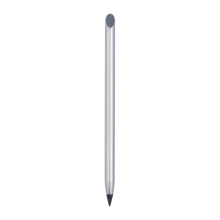 Reklámajándék: Tintamentes alumínium toll, szürke