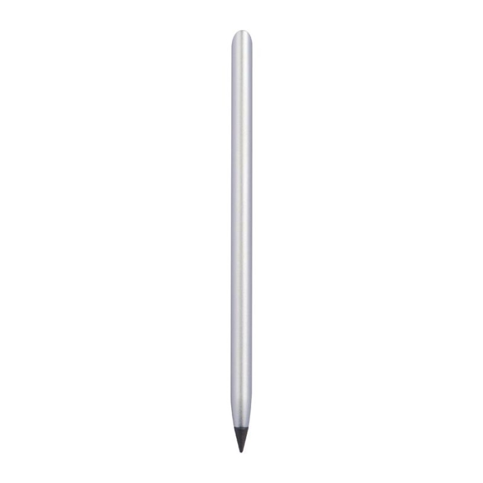 Reklámajándék: Tintamentes alumínium toll, szürke