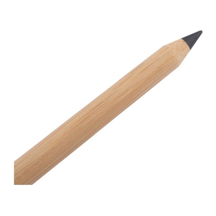 Reklámajándék: Tintamentes bambusz toll, bézs