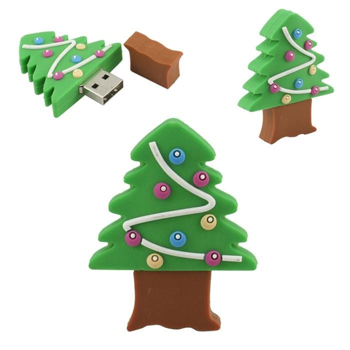 Egyedipendrive: Karácsonyfa alakú pendrive