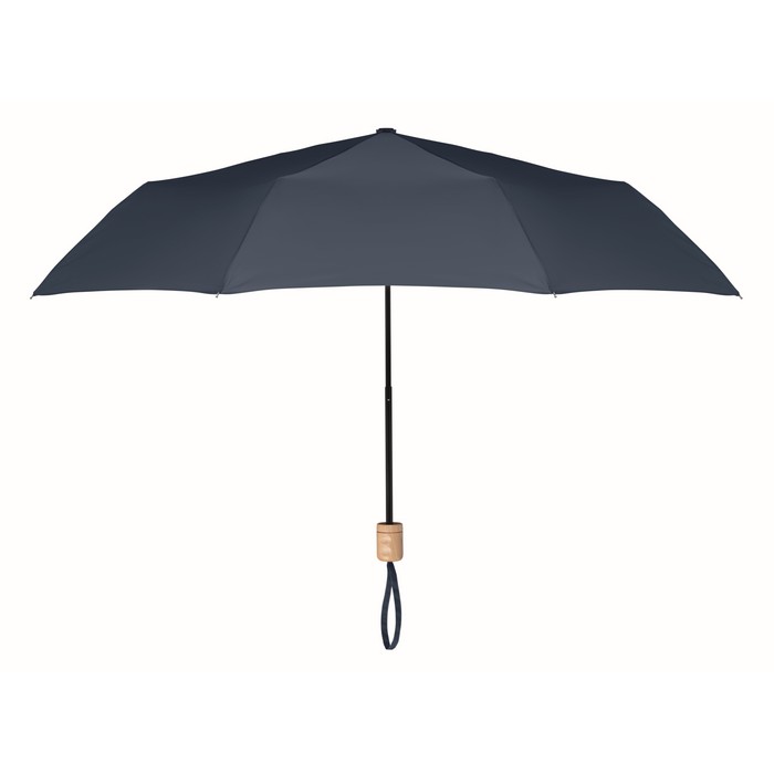 Tralee összecsukható reklám esernyő, kék