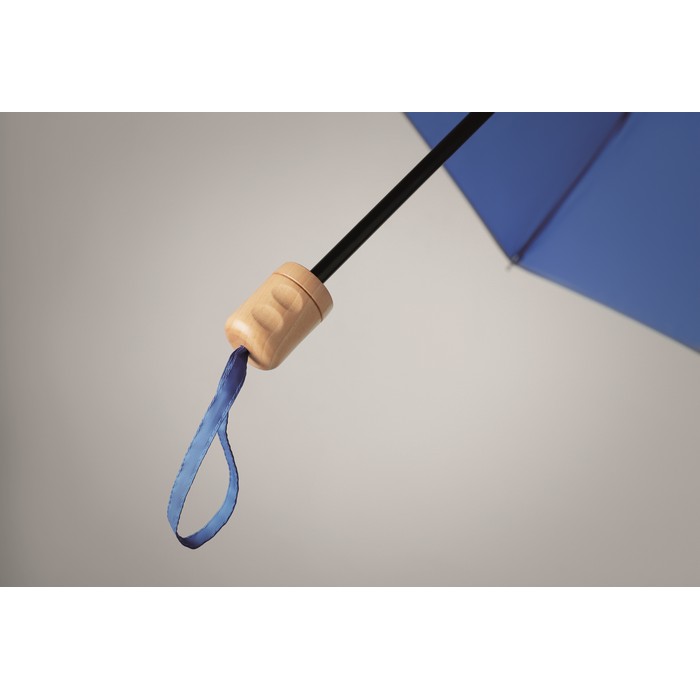Tralee összecsukható reklám esernyő, kék