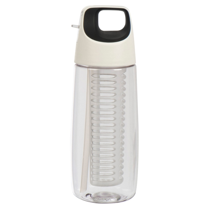 Reklámajándék: Tritán infuser kulacs, 850 ml, fehér