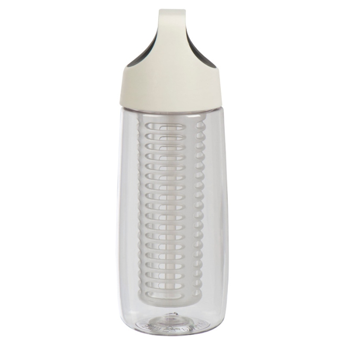 Reklámajándék: Tritán infuser kulacs, 850 ml, fehér