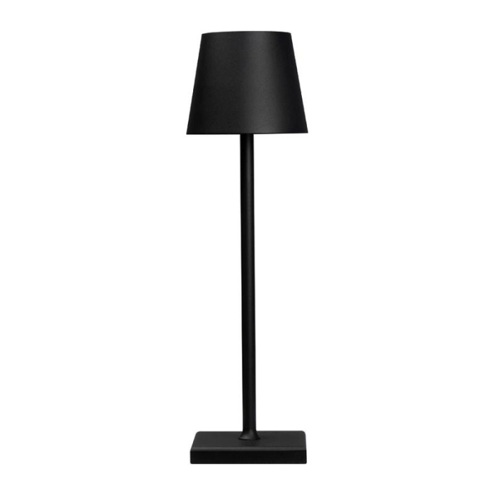 Reklámajándék: Újratölthető asztali lámpa érintésérzékelővel, 360, fekete