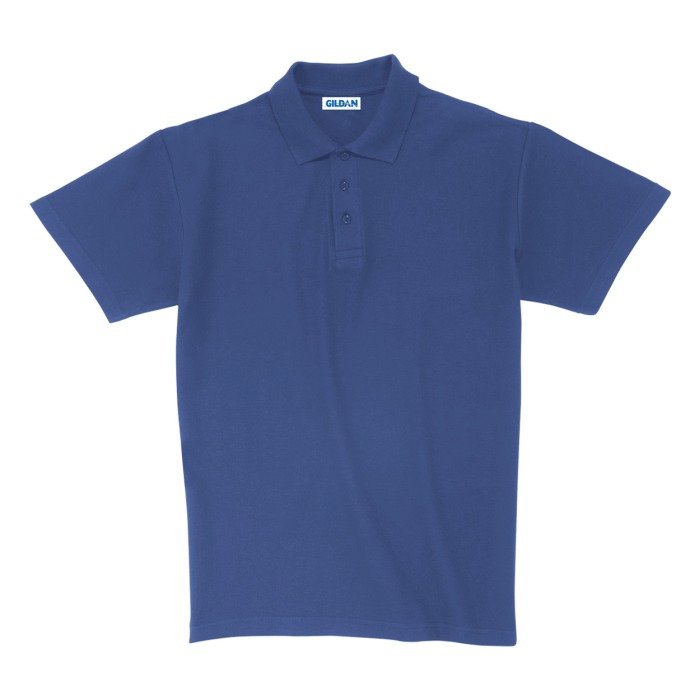 Ultra Cotton galléros piqué póló, kék