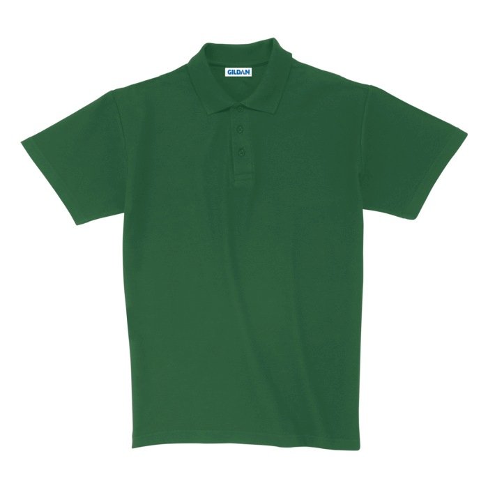 Ultra Cotton galléros piqué póló, zöld