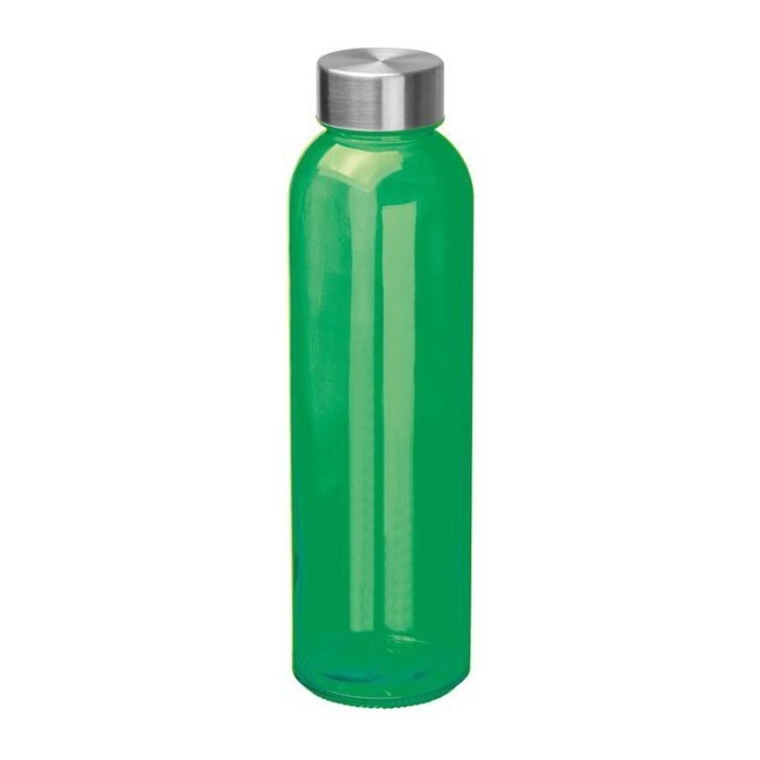 Reklámajándék: Üveg reklám ivópalack, 500 ml, zöld