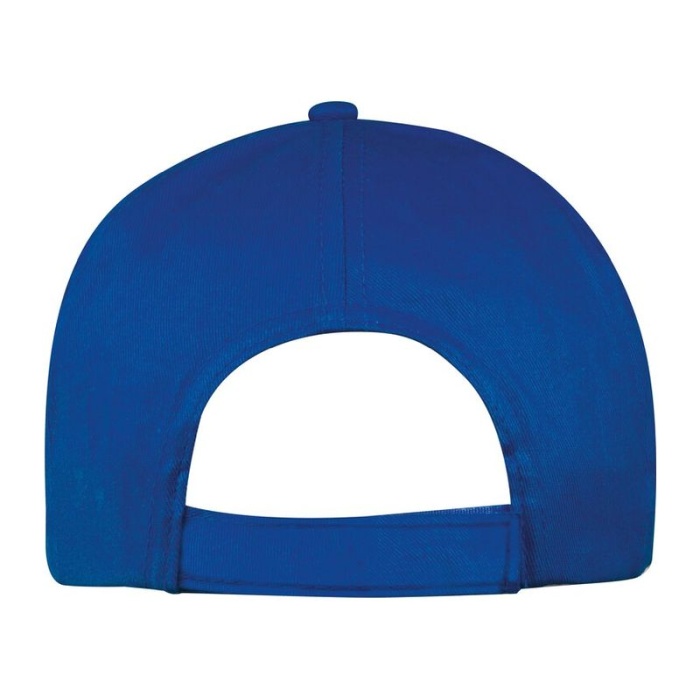 Reklámajándék: Vászon reklám baseball sapka, 5 panel, kék