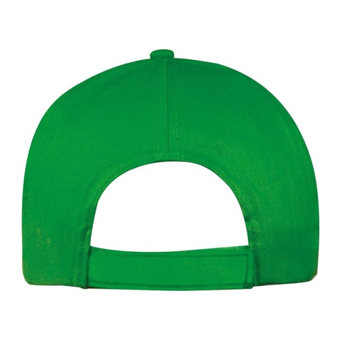 Reklámajándék: Vászon reklám baseball sapka, 5 panel, zöld