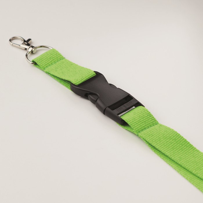 Wide Lany nyakpánt fém kapoccsal 25 mm, zöld
