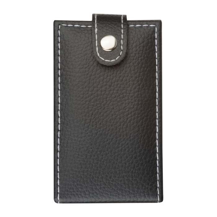 Reklámajándék | 7 részes manikűrkészlet bőrtokban, fekete