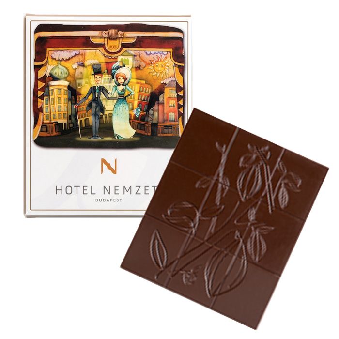 Céges csoki: 70gr Belga csokoládé tábla egyedi papírgyűrűben