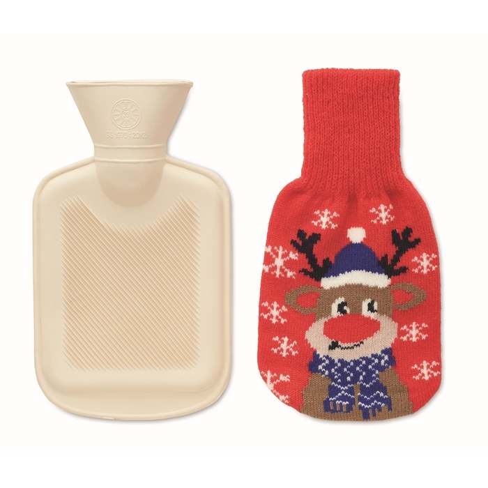 Reklámajándék | Aarhus Melegvizes palack 250 ml, piros