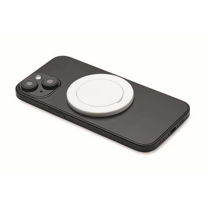 Reklámajándék | Able Mágneses telefontartó, fehér