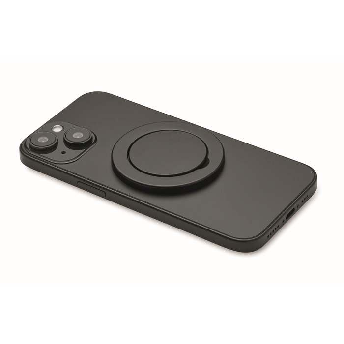 Reklámajándék | Able Mágneses telefontartó, fekete