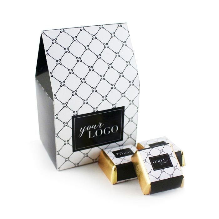 CÉGES KARÁCSONYI AJÁNDÉK: Alkoholos pralinék egyedi dobozban