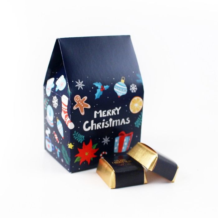 CÉGES KARÁCSONYI AJÁNDÉK  CÉGES KARÁCSONYI AJÁNDÉK: Alkoholos pralinék egyedi dobozban