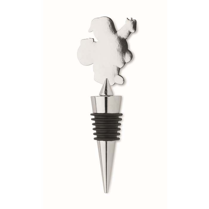 Reklámajándék | Alto Karácsonyi palack visszazáró, ezüst