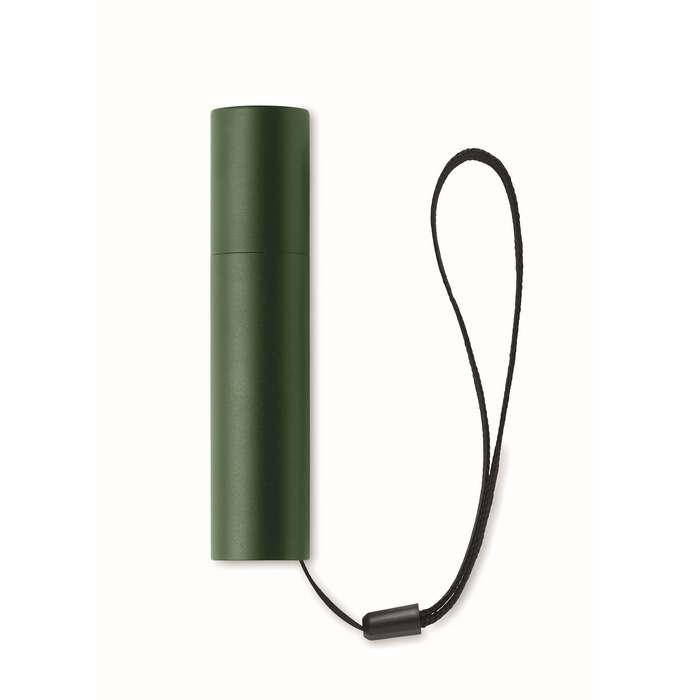 Aluminate Alumínium újratölth. zseblámpa, sötétzöld | Reklámajándék, reklámtárgy, céges ajándék, egyedi reklámajándék Reklámajándék | Aluminate Alumínium újratölth. zseblámpa, sötétzöld