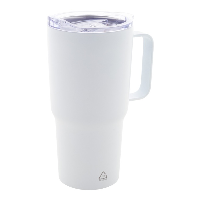 Reklámajándék | Americano thermo bögre, fehér, 600 ml