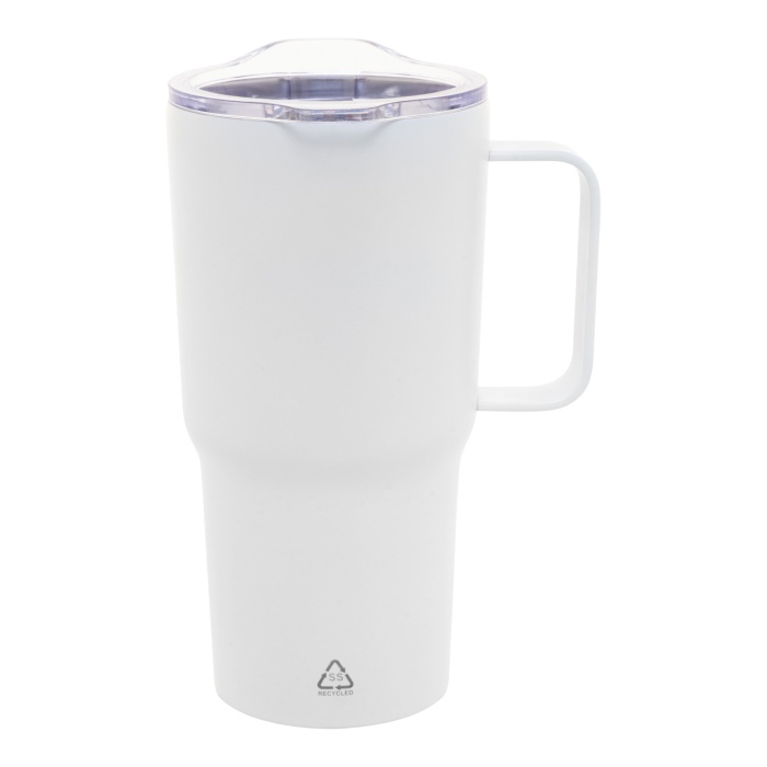 Reklámajándék | Americano thermo bögre, fehér, 600 ml
