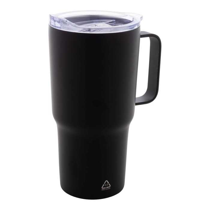 Reklámajándék | Americano thermo bögre, fekete, 600 ml