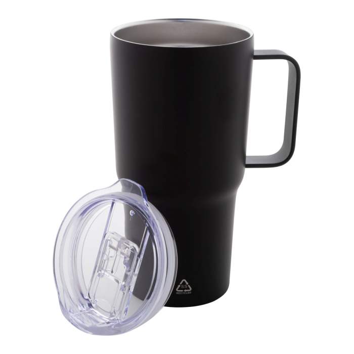 Reklámajándék | Americano thermo bögre, fekete, 600 ml