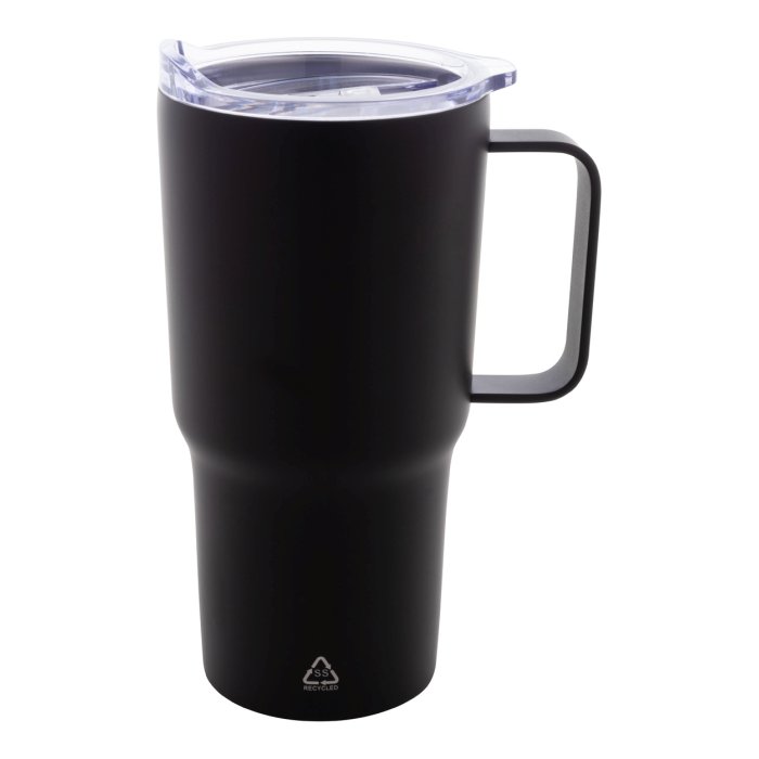 Reklámajándék | Americano thermo bögre, fekete, 600 ml