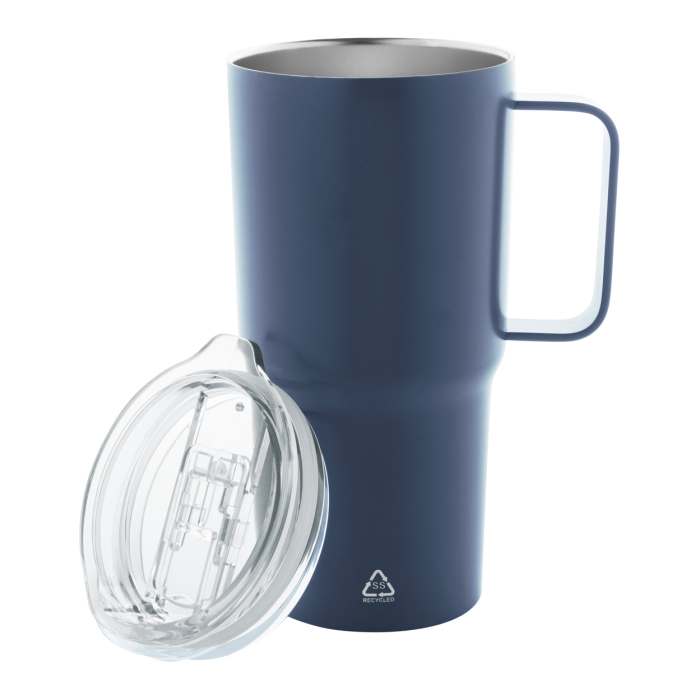 Reklámajándék | Americano thermo bögre, sötétkék, 600 ml