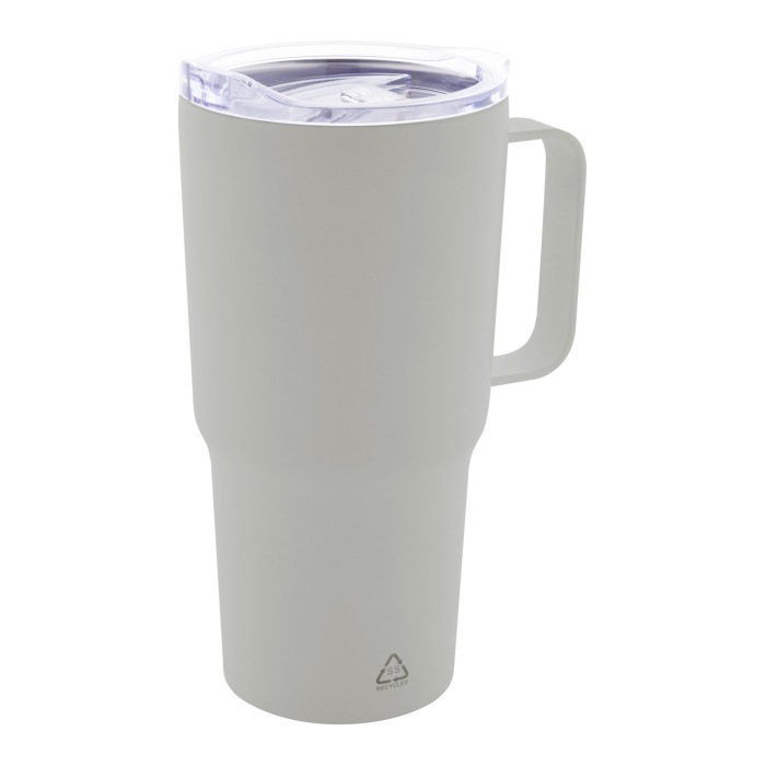 Reklámajándék | Americano thermo bögre, szürke, 600 ml