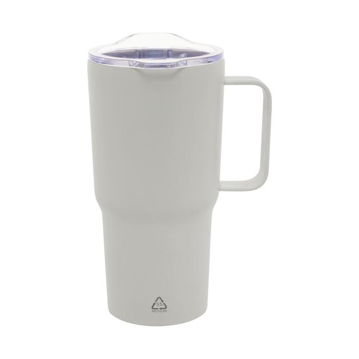 Reklámajándék | Americano thermo bögre, szürke, 600 ml