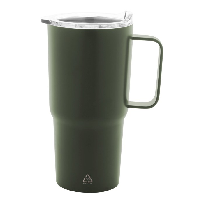 Reklámajándék | Americano thermo bögre, zöld, 600 ml