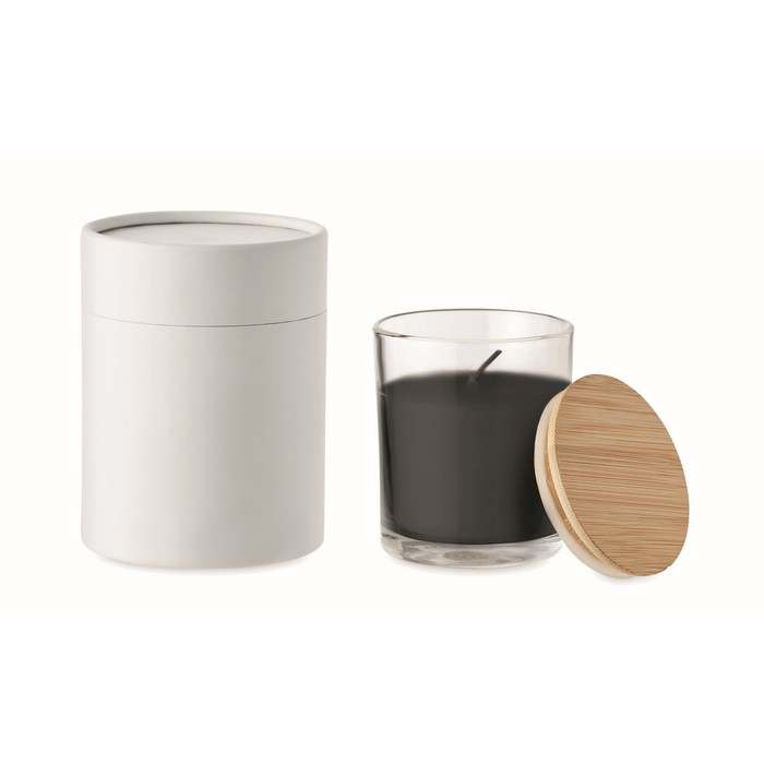 Ancient Vanília illatú gyertya, fekete | Reklámajándék, reklámtárgy, céges ajándék, egyedi reklámajándék Reklámajándék | Ancient Vanília illatú gyertya, fekete