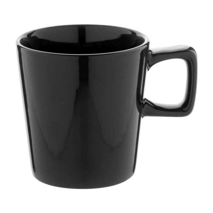 Reklámajándék | Angulus bögre, fekete, 280 ml