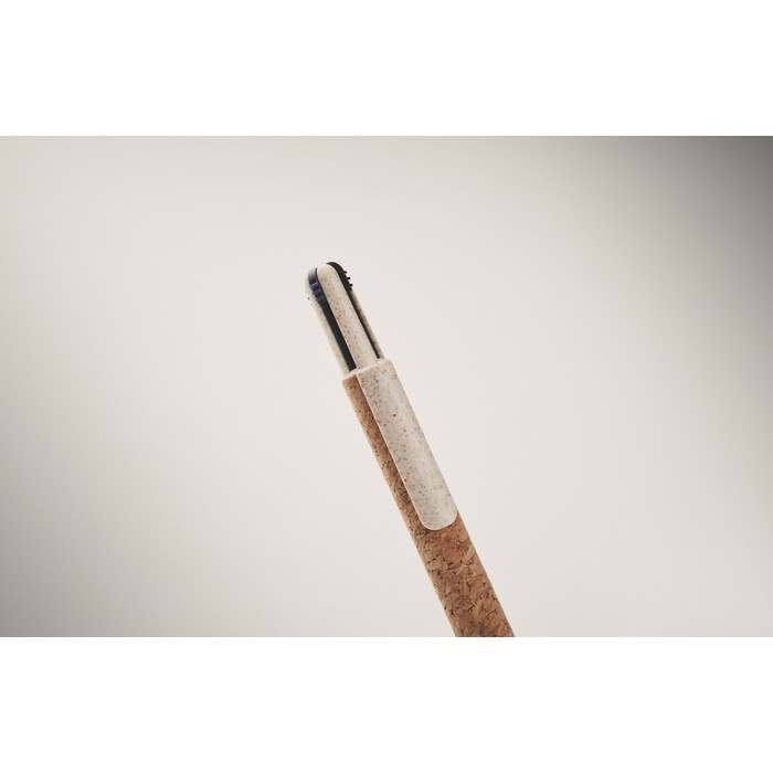 Reklámajándék | Arbocho 4 színű parafa reklámtoll, bézs