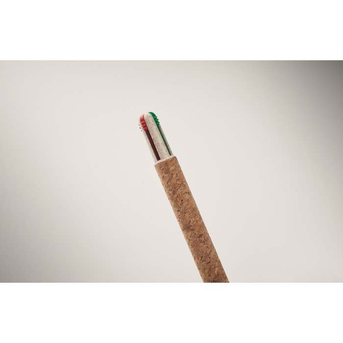 Reklámajándék | Arbocho 4 színű parafa reklámtoll, bézs