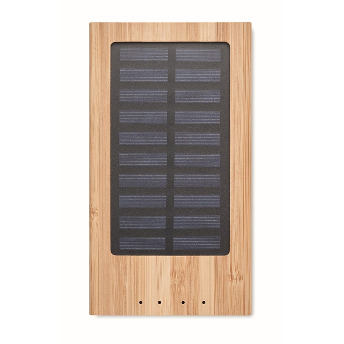 Arena Solar 4000 mah napelemes powerbank, natúr