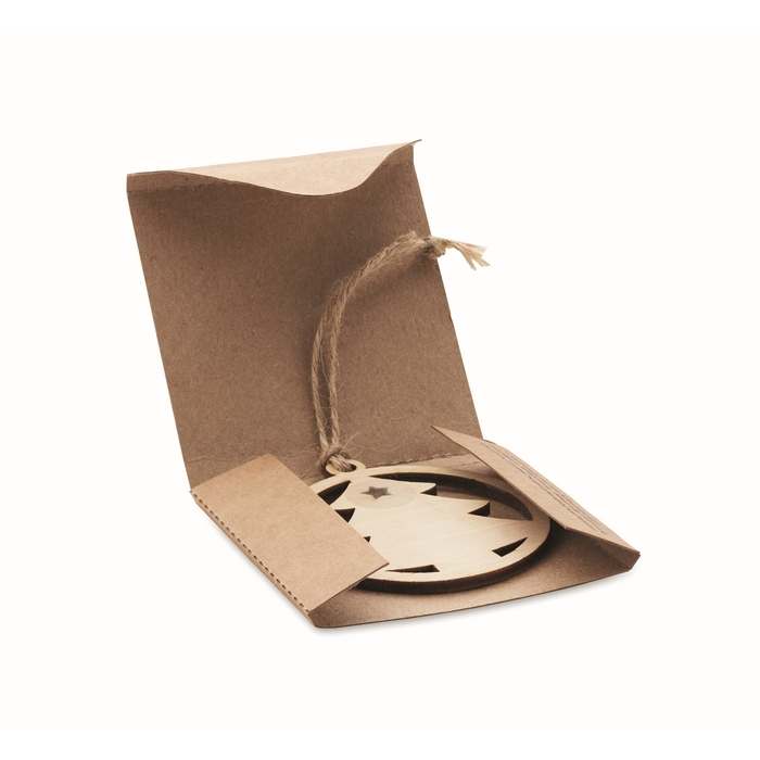 Reklámajándék | Arseed Fa függődísz lucfenyő magokkal, natúr