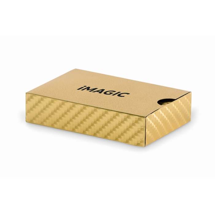 Reklámajándék | As Vízálló játékkártyák, arany