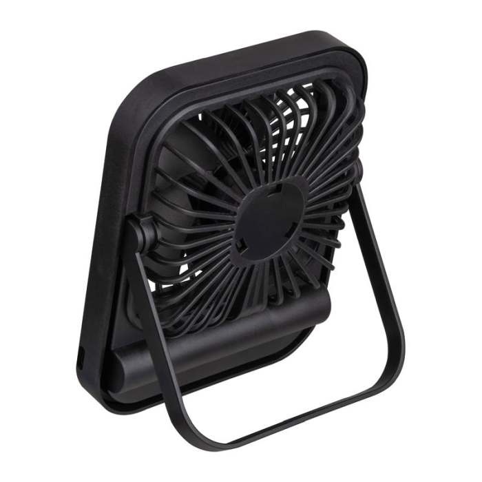 Reklámajándék | Asztali ventilátor akkumulátorral, fekete